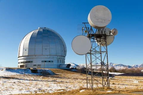 Observatory science mountains Stock Photos