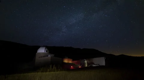 Observatory stars timelapse Stock Footage 58353269