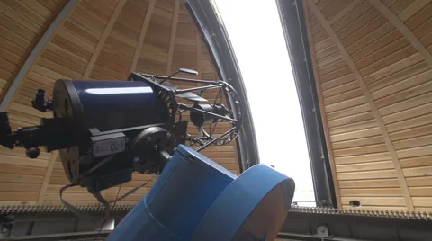 Observatory with a telescope 2 Stock Footage