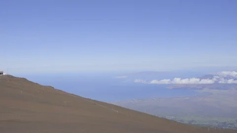 Observatory on top of Maui Stock Footage 83872312