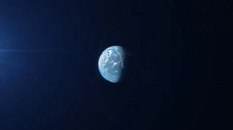 Observe the earth from space Stock Photos