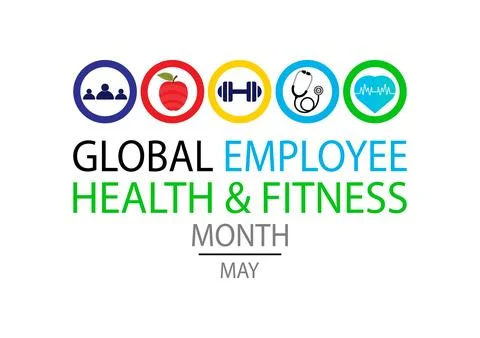 Observed each year in May 库存插图