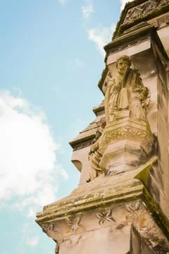 Observed by a statue Stock Photos