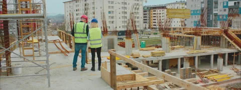 Observing the Construction Site Stock-Footage 150853021