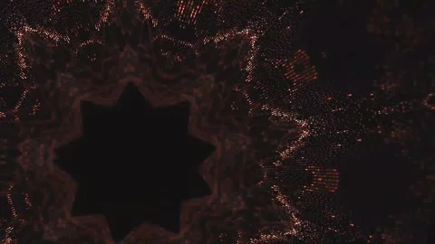 Observing glitter particles stars shape Stock Footage 260181267