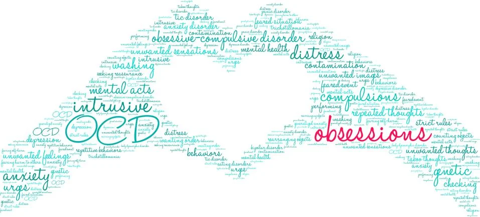 Obsessions Word Cloud イラスト素材