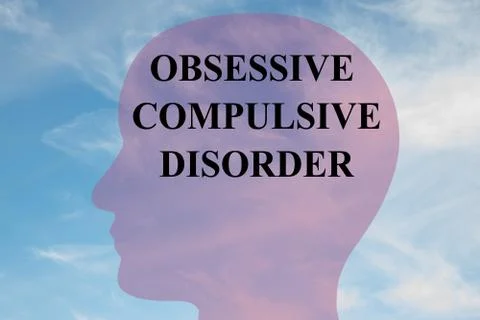 Obsessive Compulsive Disorder concept Stock Illustration
