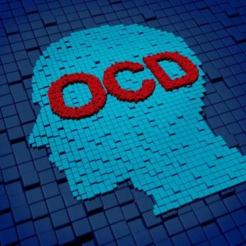 Obsessive compulsive disorder Illustrazione stock