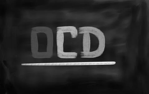 ObsessiveCompulsive Disorder Concept Illustrazione stock