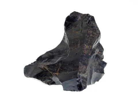 Obsidian. origin: tenerife Stock Photos
