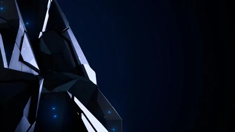 Obsidian Shards: Dark Angular Surfaces 動画素材 339269183