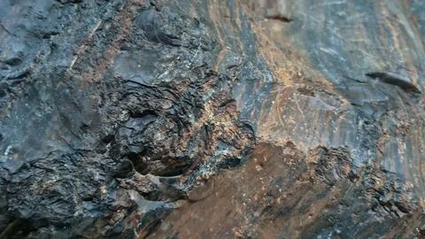 Obsidian stone background, stone wall background Stock Photos