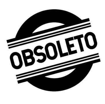 Obsolete stamp on white 스톡 일러스트