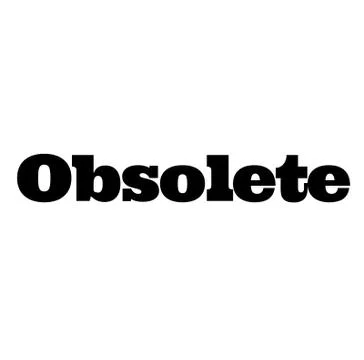 Obsolete stamp on white Illustrazione stock