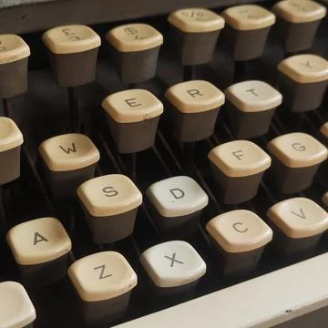 An obsolete typewriter machine Stock Photos