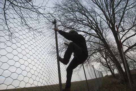  obstacle or barrier in human psyche, overcoming and solving problems obst... Stock Photos