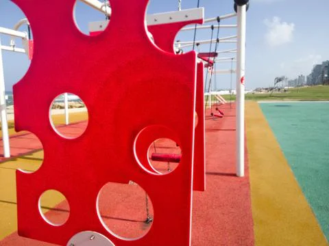 Obstacle in a Playground Stock Photos