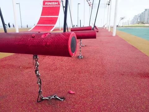 Obstacle in a Playground Stock Photos