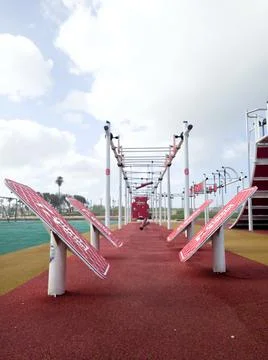 Obstacle in a Playground Stock Photos