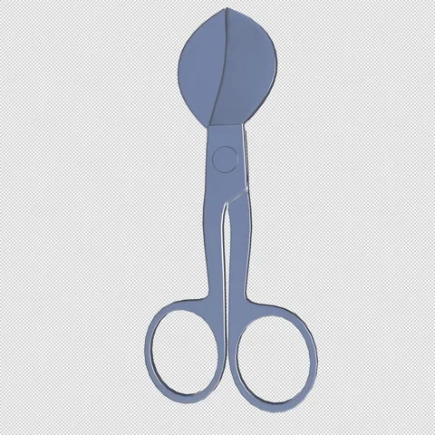 Obstetric Scissors Stock Footage 316574100