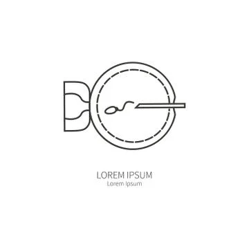 Obstetrics label template Stock Illustration