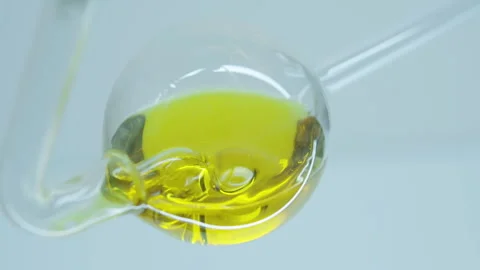 Obtaining essential oils by filtration. Stock Footage 242802394