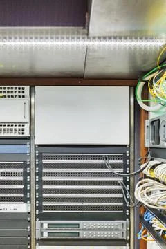 Obvan control panels racks Stock Photos