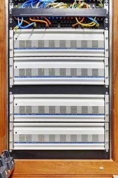 Obvan control panels racks Fotos de archivo