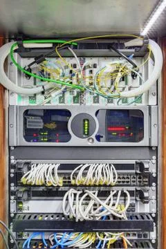 Obvan control panels racks Stock Photos