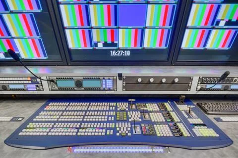 Obvan control panels racks Stock Photos