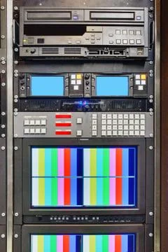 Obvan control panels racks Stock Photos