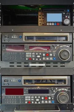 Obvan control panels racks Stock Photos