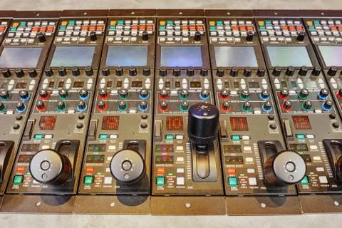 Obvan control panels racks Fotos de archivo