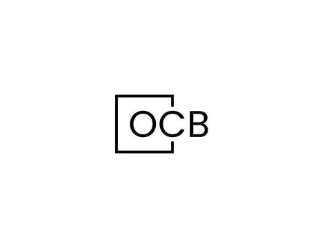 OCB letter initial logo design vector illustration Stock Illustration