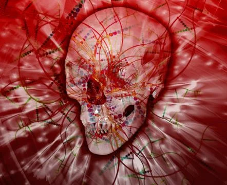 Occult Abstract concept digital illustration Stock-Illustration