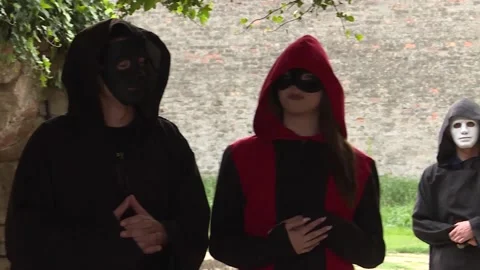 Occult Society Sect Video stock 141204025