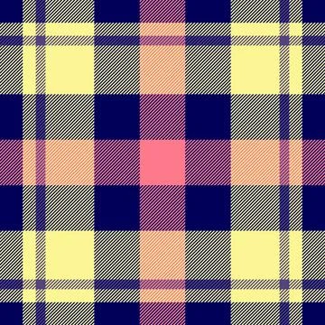 Occupation background vector fabric, summertime check plaid pattern. Festiv.. Stock Illustration