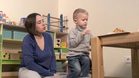 Occupation with children for sensory integration Stock Footage 82494120