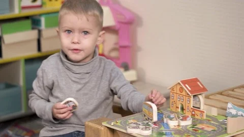 Occupation with children for sensory integration Stock Footage 82496790
