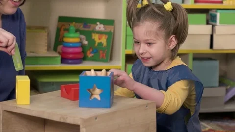 Occupation with children for sensory integration Stock Footage 82582467