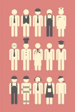 Occupation icon Stock Illustration