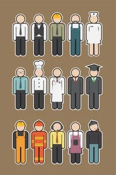 Occupation icon Stock Illustration