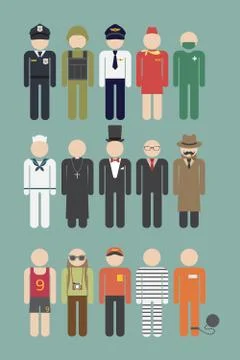 Occupation icon Stock Illustration