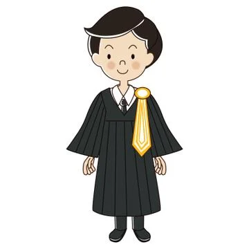 Occupation lawyer. Stock Illustration