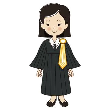 Occupation lawyer. Stock Illustration