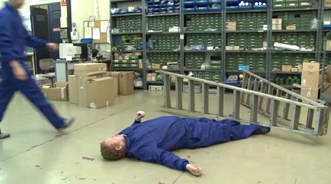Occupational accident 스톡 동영상 40739133