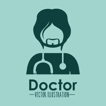 Occupations design over blue background, vector illustration Stock Illustration