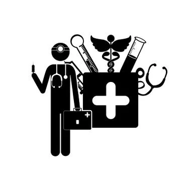 Occupations design over white background, vector illustration Stock Illustration