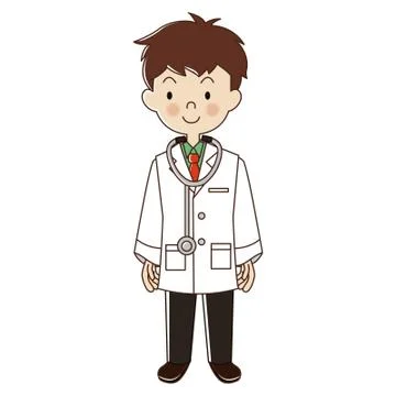 Occupations doctor Stock Illustration