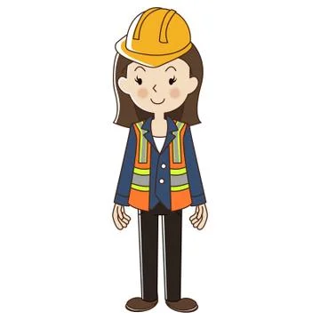 Occupations engineer Stock Illustration